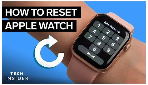 How To Reset Apple Watch - YouTube