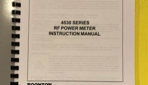 power meter instruction manual