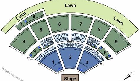 garden amphitheater seating chart