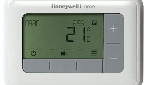 Honeywell Home T4 Wired Programmable Thermostat - White | ElectricalDirect