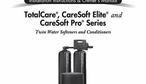 eco water softener manual