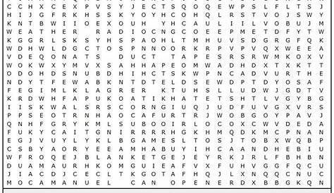impossible difficult hard word search printable