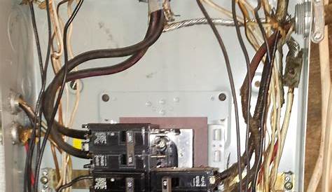 electrical panel - Is the wiring in this subpanel correct? - Home