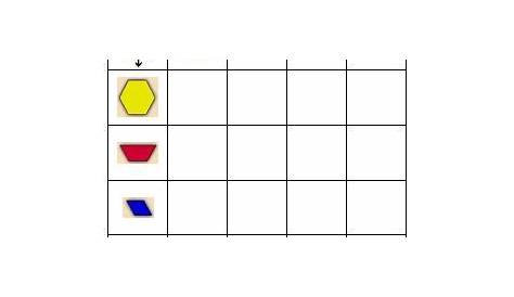 pattern block fraction worksheets
