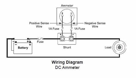 auto amp meter wiring diagram