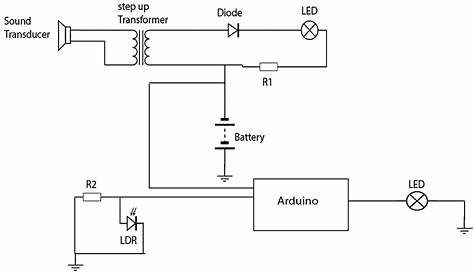 sound energy to electrical energy circuit diagram