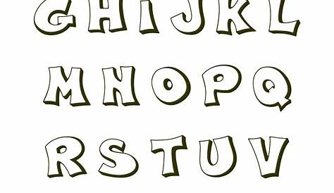10 Best Cute Printable Bubble Letters - printablee.com