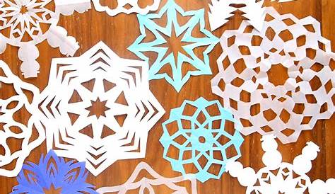 how to cut snowflakes {video tutorial + free templates} - It's Always