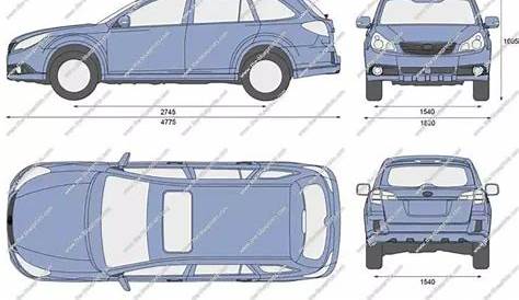 2017 Subaru Outback Dimensions – transport | Subaru outback, Subaru