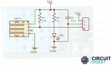 dht11 circuit diagram
