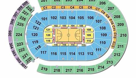 Nationwide Arena, Columbus OH - Seating Chart View