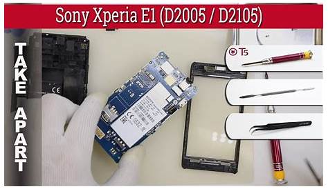 How to disassemble 📱 Sony Xperia E1 (D2005 / D2105) Take apart Tutorial