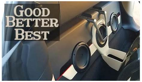 Car Audio Installation - The Good, Better, Best Approach