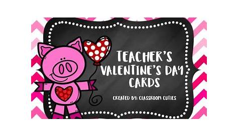 valentine's day card for teacher printable