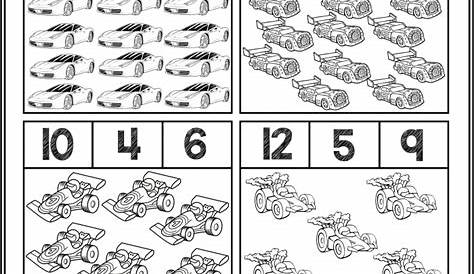 Counting Cars Worksheets | 99Worksheets