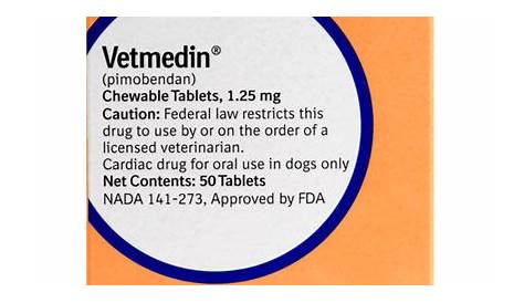 vetmedin for dogs dosage chart