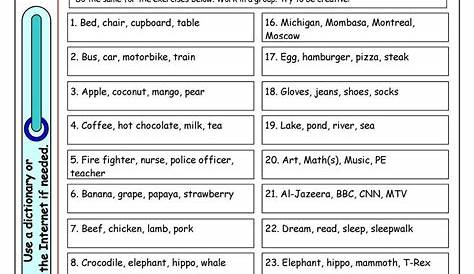 fun activity worksheets for elementary students