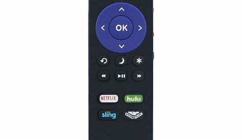 NHSB New Replacement Remote for JVC LED Roku TV LT-32MAW205 LT-43MAW595