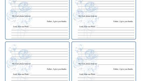 10 Best Printable Prayer Sheets Free Templates PDF for Free at Printablee