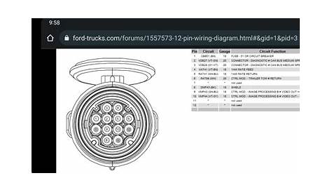 12-pin Wiring Diagram - Ford Truck Enthusiasts Forums