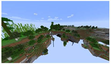 Custom Floating Islands with all biomes preset : Minecraft