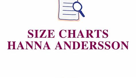 hanna.andersson size chart