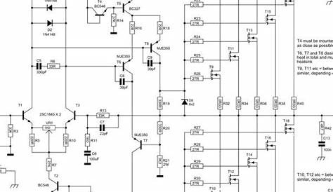 600W MOSFET Power Amplifier in 2020 | Circuit design, Power amplifiers
