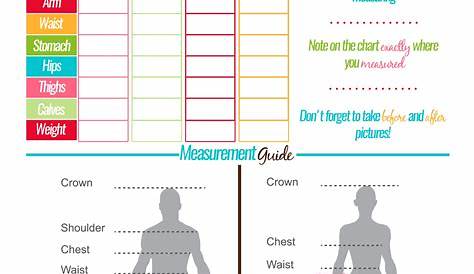 full body measurement chart