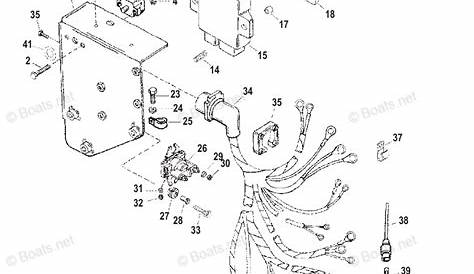 Mercruiser Sterndrive Gas Engines OEM Parts Diagram for Electrical