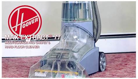 hoover max extract 77 manual