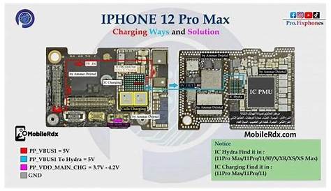 apple iphone 12 pro MAX disassembly motherboard schematic diagram