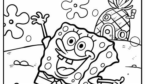 20 Super Fun Spongebob Coloring Pages