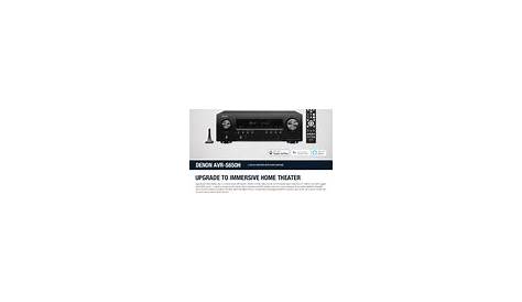 User manual Denon AVR-S650H (English - 246 pages)