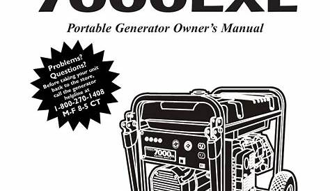 Generac 7000exl User Manual | 24 pages
