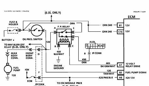 88 TBI camaro fuel pump wiring diagram - Third Generation F-Body