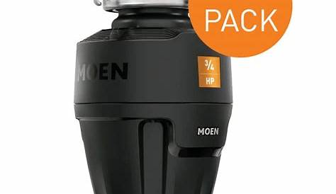 MOEN Host Series 3/4 HP Continuous Feed Space Saving Garbage Disposal