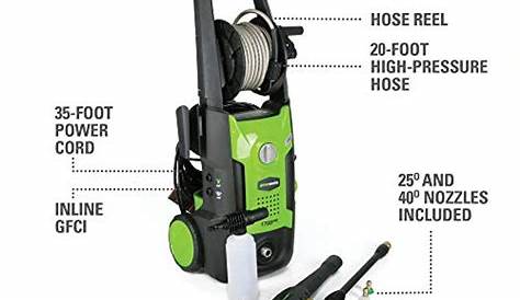 Greenworks 1700 PSI 13 Amp 1.2 GPM Pressure Washer with Hose Reel
