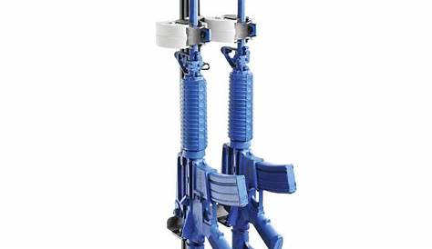 ZRT Gun Rack - Dual Weapon (AR), Partition Mounted, Vertical (GR9-ZRT-AR-BLM) 475-2054