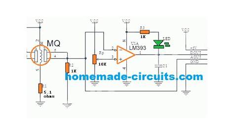 mq3 alcohol sensor circuit diagram