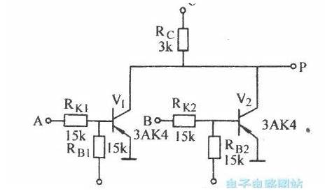nor gate circuit diagram using diode