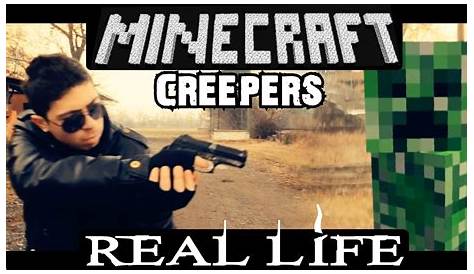 MINECRAFT in REAL LIFE - Creepers - YouTube