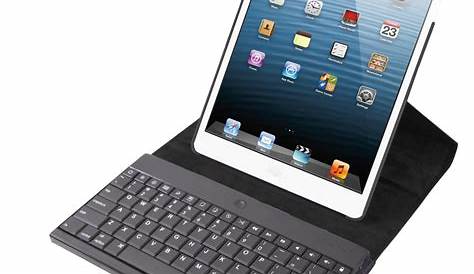 iHOME IH-IM2103B Bluetooth Keyboard Case for iPad® Mini, Black
