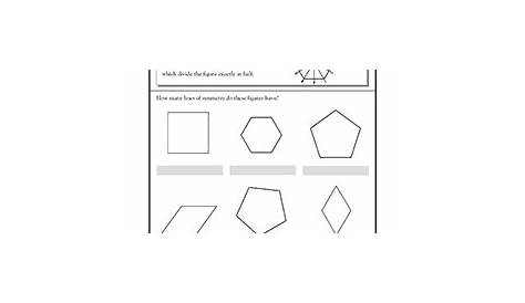 lines of symmetry worksheet 4th grade