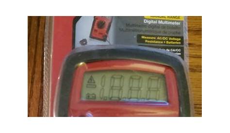 Gardner Bender Gdt-3190 Digital Multimeter 4 Function 14 Range for sale