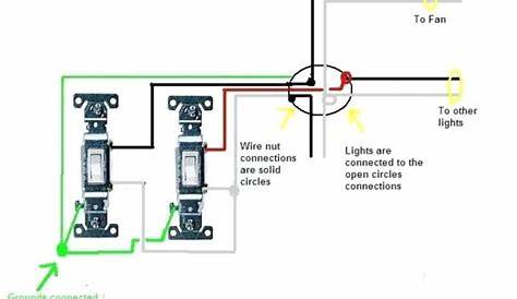 double switch light circuit diagram