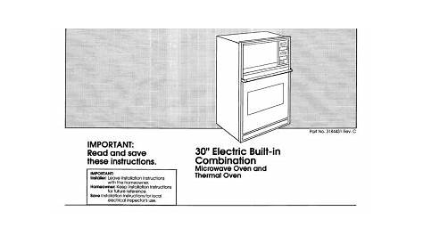 Whirlpool Microwave Oven Microwave Oven User manual | Manualzz