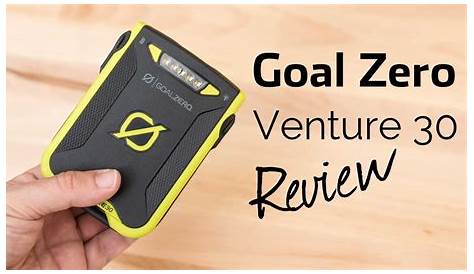 goal zero venture 30 manual