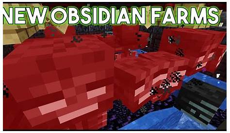 how to make an obsidian farm in minecraft