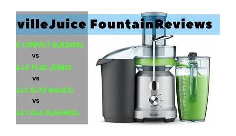 Breville Juice Fountain Reviews: Compact BJE200XL vs Plus JE98XL vs