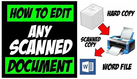 scan to editable pdf